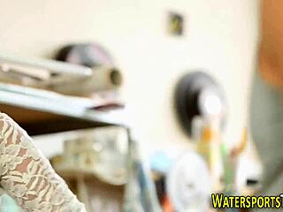 Jizz Slut Pisses Golden Shower In High Heels Fetish