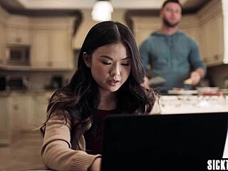 Jealous Lulu Chu Fucked Post-Masturbation Blowjob Slimthick Vic