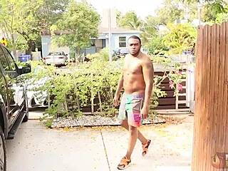 Rome Major Bangs Brunette Karina Valentina Outdoors Big Ass