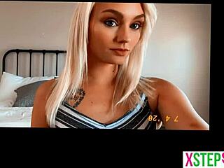 POV hardcore doggystyle fuck with tattooed teen stepsis Winter Fall in snow