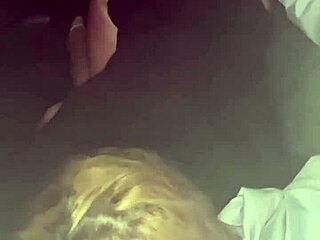 pretty hooker deepthroats car blowjob spits cum sucks back