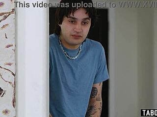 stepson surprises milf stepmom london river with bike but she craves his cock ride instead