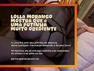 juicy brazilian blonde lolla morango's big pussy lips drip in rough doggystyle