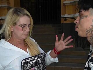 A Pastor Approached by Horny Young Stud After Church Punished Outdoor