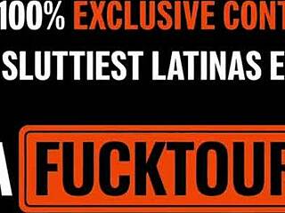 Hot 18+ Latina Teens Go Crazy Deepthroating Big Cock in Wild American Threesome Fuck Fest