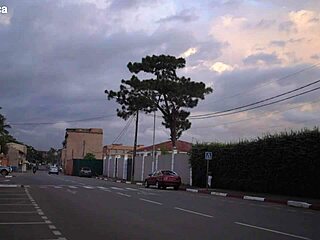 Fat Ebony BBW Bent Over for Big Clit Doggy