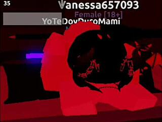 Dude, this Roblox slut whore's pussy and ass get pounded hard in wild fucking action!