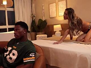 bela sampaio brazilian takes huge bbc anal creampie pov. fitness babe dominated fisted