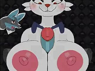 yo check out this sexy female cinderace getting banged with big tits and titty fuck game 😍🔥