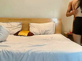 Big ass best friend's wife fucked hardcore at hotel