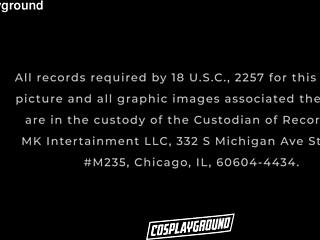 jade kush as chun li chained and fucked hard by two monster cocks in street fighter parody