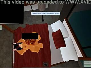 Rough Creampie Slut Follada Hard in Roblox Hidden Side