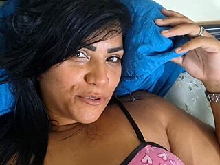 in forbidden video call nicoly mattos takes creampie in hairy pussy plays with dripping cum till she orgasms again