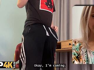 Vip4k. Cum-FILLED BUTTHOLE for Skinny Russian Neighbour Nympho