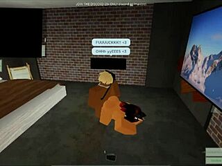 Rough Creampie Slut Follada Hard in Roblox Hidden Side