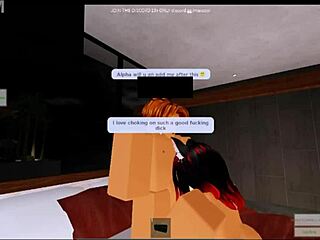 Rough Creampie Slut Follada Hard in Roblox Hidden Side