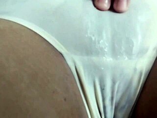 feeling so horny rubbing my wet panties closeup