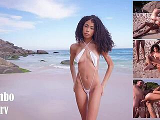 Hey slim Japanese-Brazilian honey you love public DAP anal!