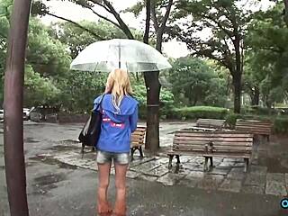 Asian Babe With Puffy Nipples Fingers Pussy In Steamy Pov Pickup