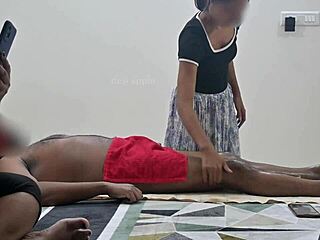 Step sister watches my happy ending massage climax