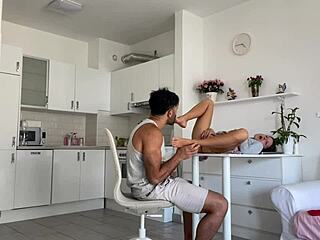 you won't believe this bts pounding of a lingerie-clad latina pornstar addict!