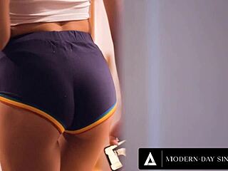 Petite Kimmy Kimm & Kimora Quin Sneak Silent 69 Fingering Frenzy At Night!