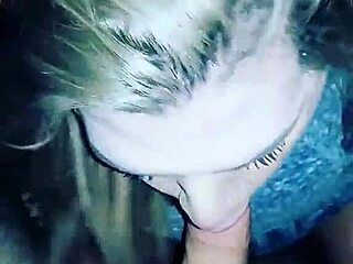 Karma slurps cock deep before swallowing every hot load