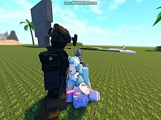 whoreblox gangbang ramps up with creampie bangs and cumshots in game mode 11