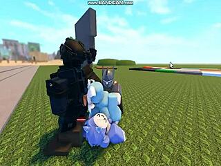 whoreblox gangbang ramps up with creampie bangs and cumshots in game mode 11