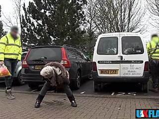 bree branning flashes pussy and pisses for flashers