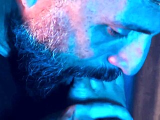 Latina in glasses chokes on deepthroat before footjob tease