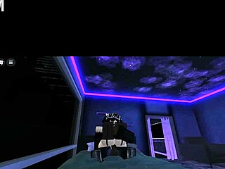 perrita savors every inch of that massive bbc with roblox music pumping