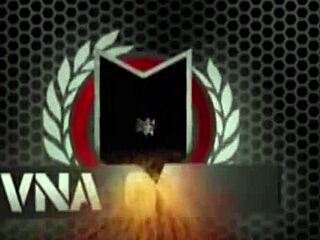 Maxine ties Vicky Vette's ankles for huge dildo anal and pussy licking session.