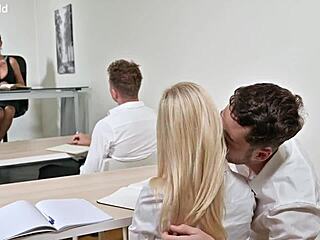 Back To School Slutty Student Candee Licious DP Pounded In Headmaster's Office