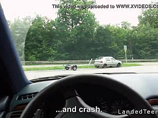blonde amateur hitchhiker wanna bang hard in car pov right now
