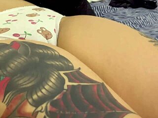 Stepdaughter Models Daddy's Tight Panties Gift Big Pussy Tease