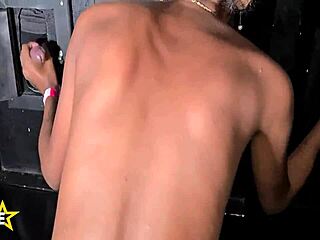 wife gloryhole brunette blow tease