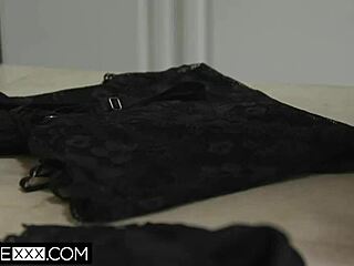 hotwife piper gags deepthroat for husband's facial cum