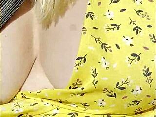 Wifey Flashes Perfect Big Tits Driving! Hot Car Show Part 2!