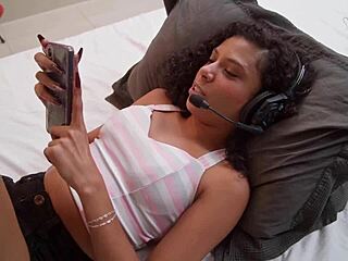 young pix teen bends for sugar daddy's doggystyle pounding part 1