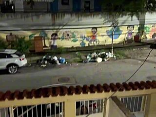 Rabuda milf gives ass to tattooed neighbor while cuck watches on cam!