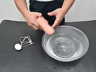 chinese factory tests huge vibrating heating dildo machine ride