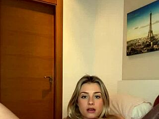 blonde bombshell fingers huge tits pussy squirts early morning