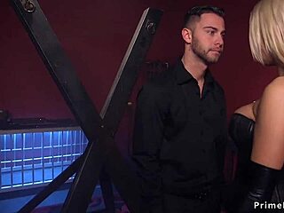 Angry boyfriend roughly takes sub girlfriend