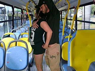 Student Gets Ass Groped Hard on Crowded Public Bus