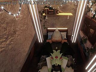 i rip her jeans and slam my huge cock deep inside her