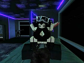 perrita savors every inch of that massive bbc with roblox music pumping