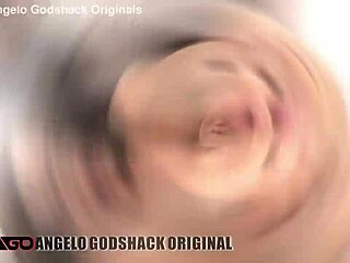 ria sunn's first hardcore gangbang triple vaginal pee and cum swallow!