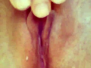 Pierced white girl fingers shaved pussy rubbing till explosive squirting orgasm