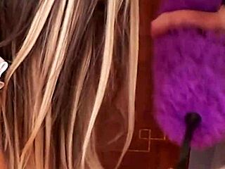 good maids clean floors but great ones like candie cross kneel to polish cocks deep